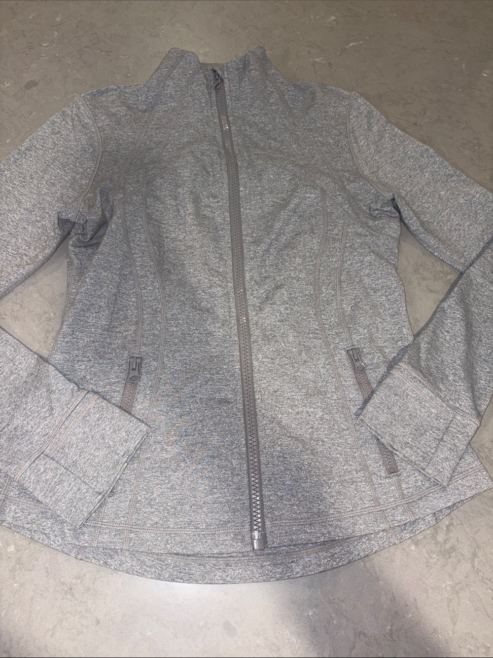 Lululemon Grey Zip-Front Jacket